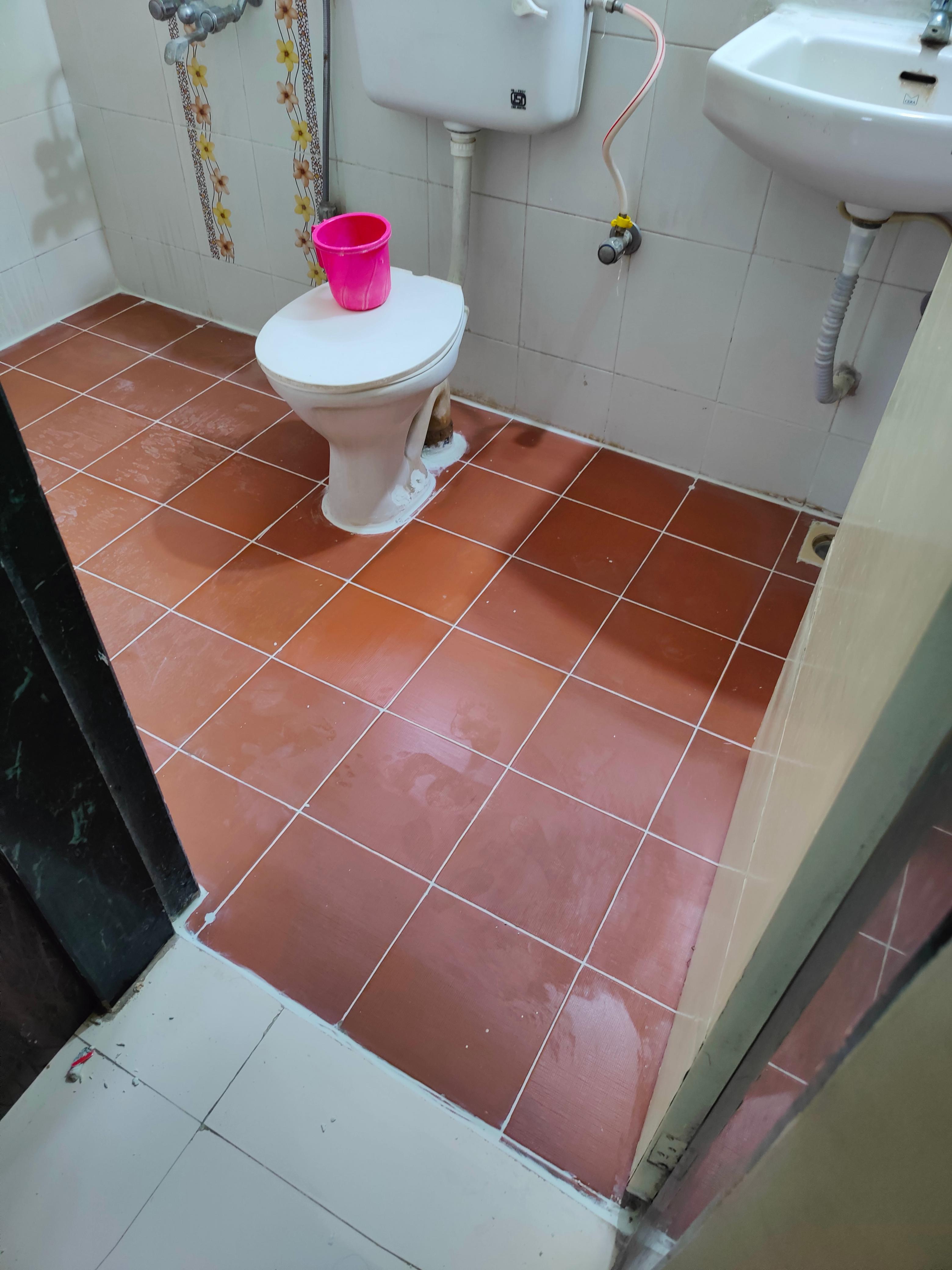 Toilet injection grouting without tile removal in Wakad Pune