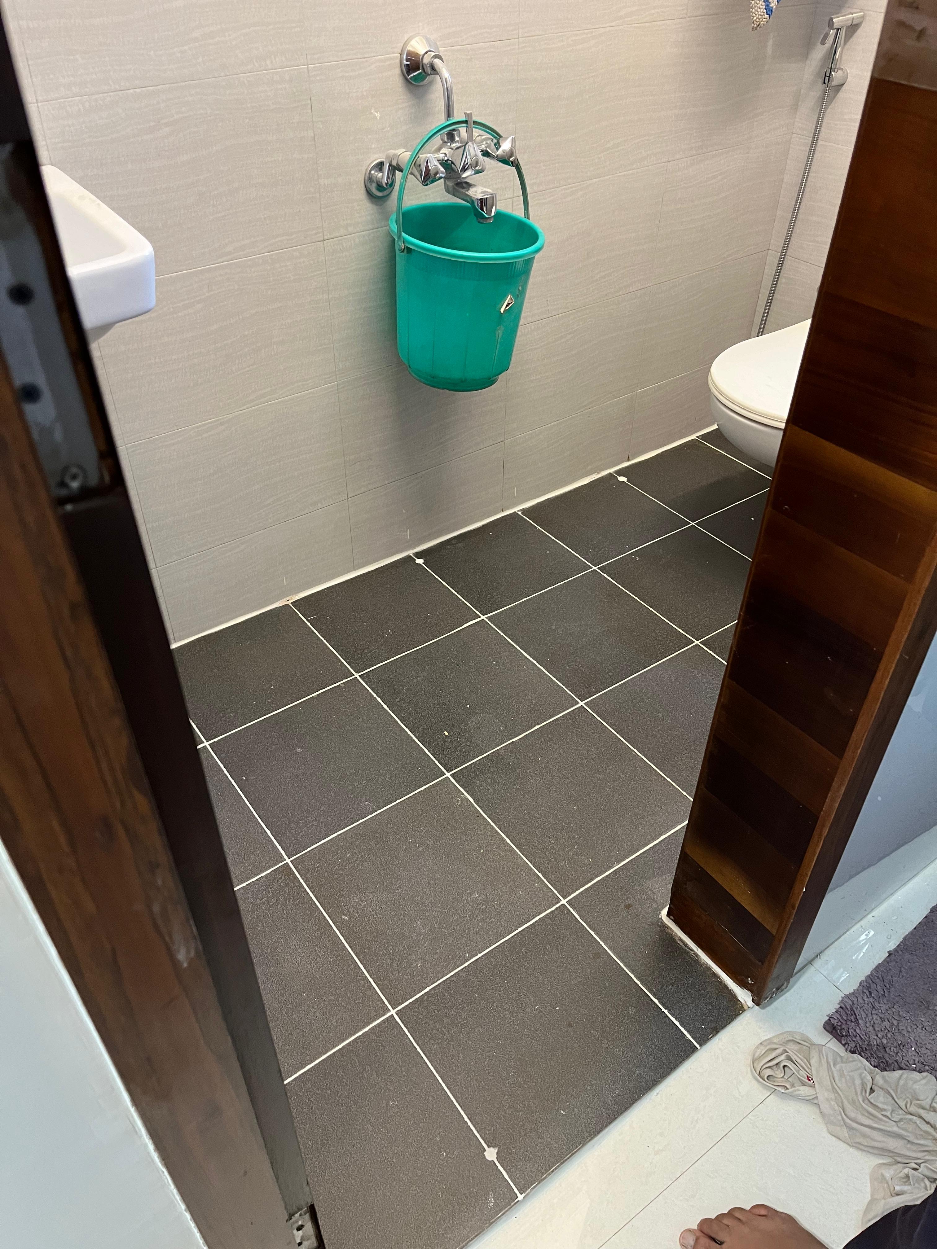 Modern master bathroom pressure injection grouting in Kharadi Pune
