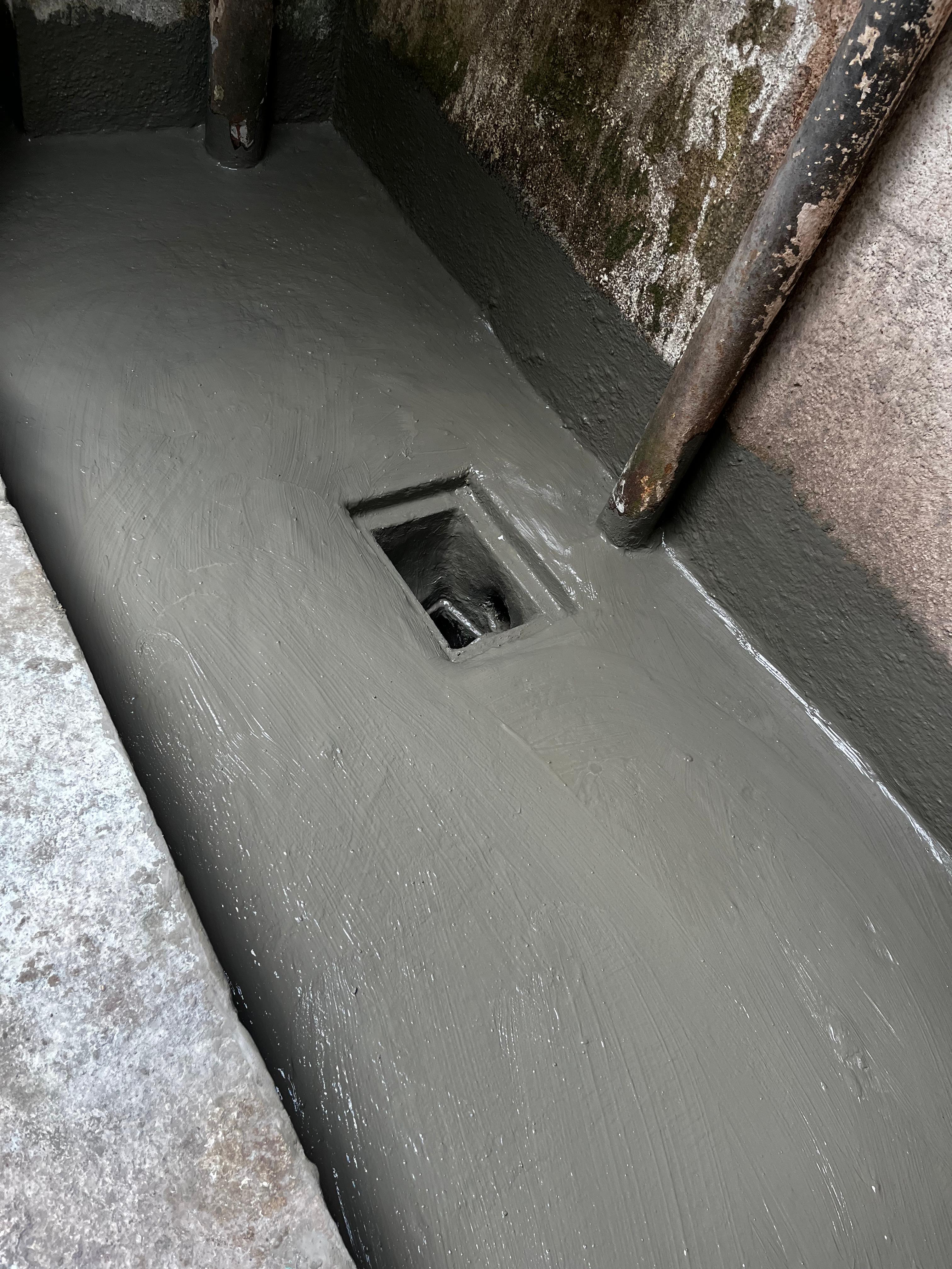 Rainwater drainage duct and plumbing shaft coating in Hinjawadi Pune